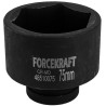 FORCEKRAFT Nasadka udarowa GŁĘBOKA 1" 75mm 6-kątna