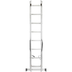 FORCEKRAFT Drabina DWUSTRONNA łączona ALUMINIOWA 2x14 stopni WIELOFUNKCYJNA