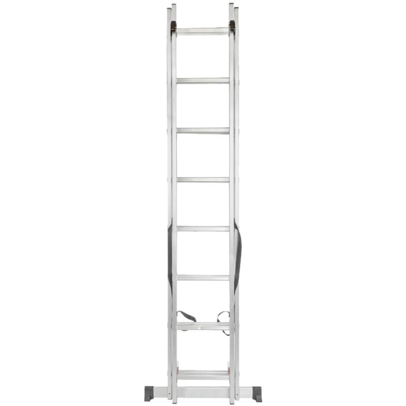 FORCEKRAFT Drabina DWUSTRONNA łączona ALUMINIOWA 2x14 stopni WIELOFUNKCYJNA