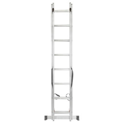 FORCEKRAFT Drabina DWUSTRONNA łączona ALUMINIOWA 2x13 stopni WIELOFUNKCYJNA
