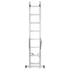 FORCEKRAFT Drabina DWUSTRONNA łączona ALUMINIOWA 2x13 stopni WIELOFUNKCYJNA