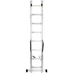 FORCEKRAFT Drabina DWUSTRONNA łączona ALUMINIOWA 2x10 stopni WIELOFUNKCYJNA