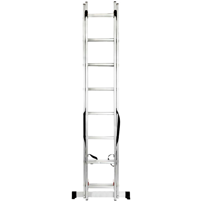 FORCEKRAFT Drabina DWUSTRONNA łączona ALUMINIOWA 2x10 stopni WIELOFUNKCYJNA