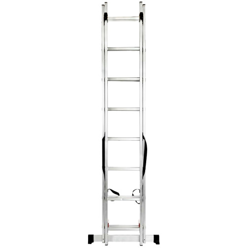 FORCEKRAFT Drabina DWUSTRONNA łączona ALUMINIOWA 2x10 stopni WIELOFUNKCYJNA