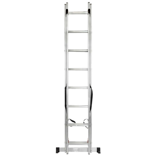 FORCEKRAFT Drabina DWUSTRONNA łączona ALUMINIOWA 2x8 stopni WIELOFUNKCYJNA