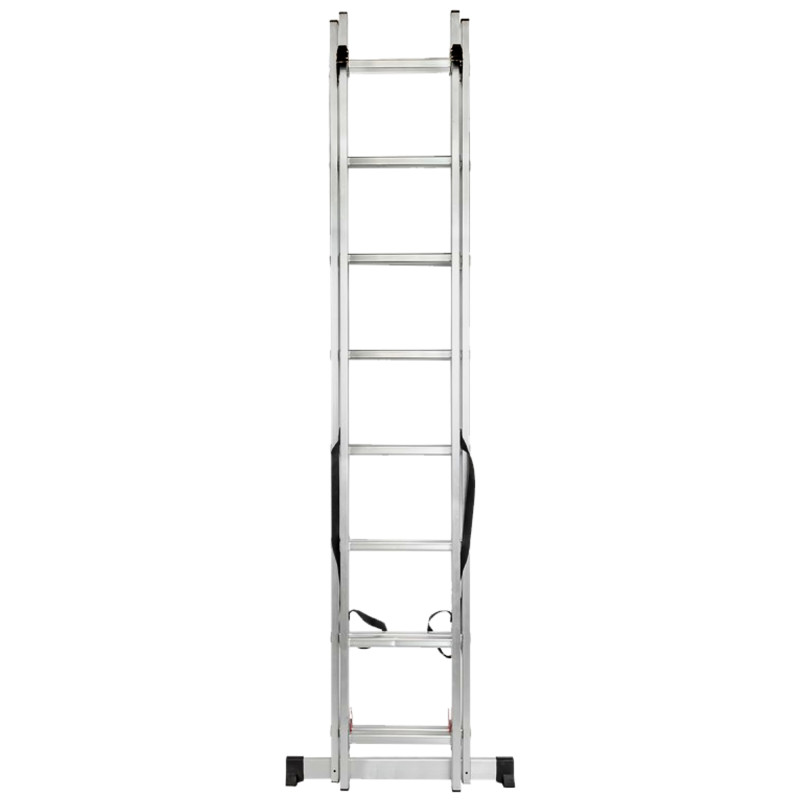 FORCEKRAFT Drabina DWUSTRONNA łączona ALUMINIOWA 2x9 stopni WIELOFUNKCYJNA
