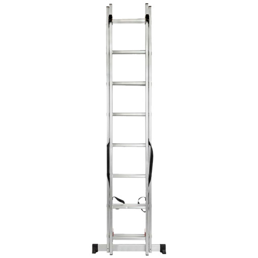 FORCEKRAFT Drabina DWUSTRONNA łączona ALUMINIOWA 2x9 stopni WIELOFUNKCYJNA