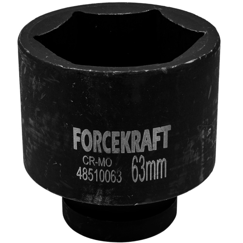 FORCEKRAFT Nasadka udarowa GŁĘBOKA 1" 63mm 6-kątna