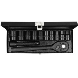 FORCEKRAFT Zestaw KLUCZY nasadowo udarowych 12 elementy 1/2" + WALIZKA