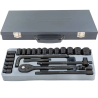 ILOFORCE Zestaw narzędzi 1/2" 6-kątnych 8-32mm 24 ELEMENTY + WALIZKA