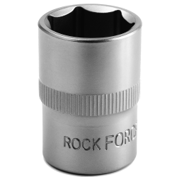 ROCKFORCE Nasadka 6-kątna 1/4" 9mm Cr-V