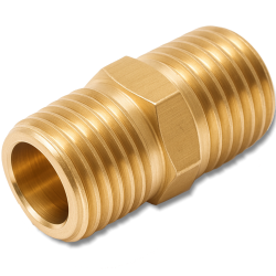 PARTNER Łącznik GWINTOWANY gwint ZEWNĘTRZNY 1/2" x 3/8"