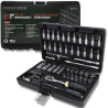 ROCKFORCE Zestaw NARZĘDZI 6-kątnych 51 elementów 1/4" 4-14 mm