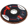 FORSAGE Tarcza SZLIFIERSKA do SZLIFOWANIA listkowa LAMELKOWA 150x22.2mm P60