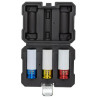 Zestaw nasadek udarowych 1/2" do alufelg 3el. (17, 19, 21mm) (6-kątnych)
