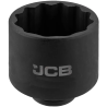 JCB NASADKA udarowa GŁĘBOKA 3/4" Cr-Mo 12-kątna 77mm KLUCZ NASADOWY