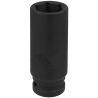 FORCEKRAFT Nasadka udarowa GŁĘBOKA 1/2" 23mm 6-kątna KLUCZ nasadowy