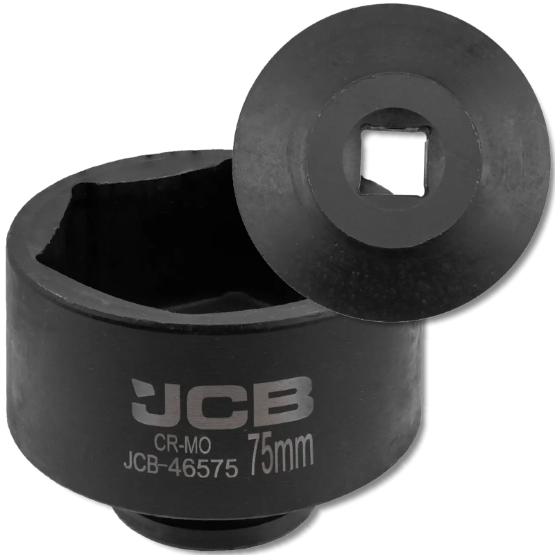 Detail produktu JCB rázová nástrčná hlavica 3/4" 75 mm 6-hranná Cr-Mo FS-65606
