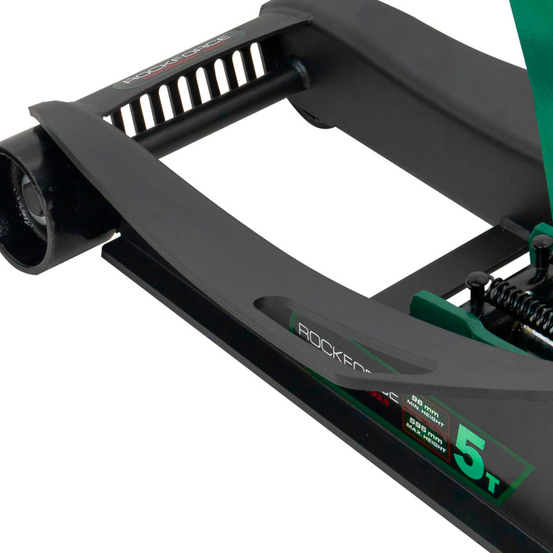 ROCKFORCE Podnośnik hydrauliczny 5 TON typu Żaba NISKOPROFILOWY z PEDAŁEM