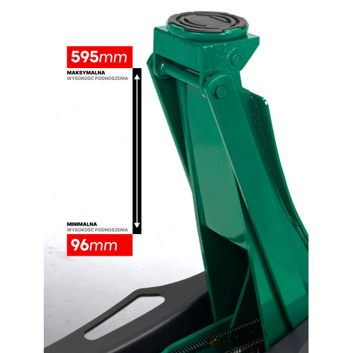 ROCKFORCE Podnośnik hydrauliczny 5 TON typu Żaba NISKOPROFILOWY z PEDAŁEM