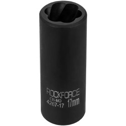 ROCKFORCE Nasadka UDAROWA 1/2" DWUSTRONNA 17mm DO USZKODZONYCH nakrętek