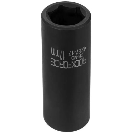ROCKFORCE Nasadka UDAROWA 1/2" DWUSTRONNA 17mm DO USZKODZONYCH nakrętek