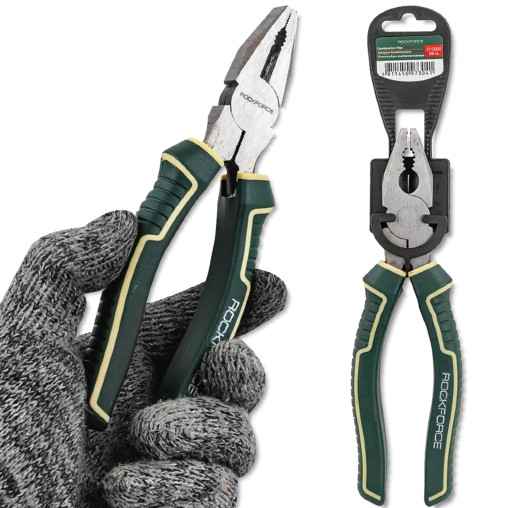 Kombinerki SZCZYPCE uniwersalne KOMBINOWANE Cr-V 200mm ROCKFORCE
