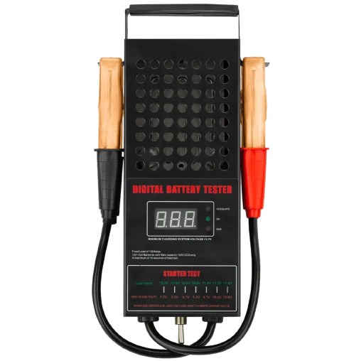 FORCEKRAFT TESTER stanu NAŁADOWANIA bateriii AKUMULATORA cyfrowy 12V