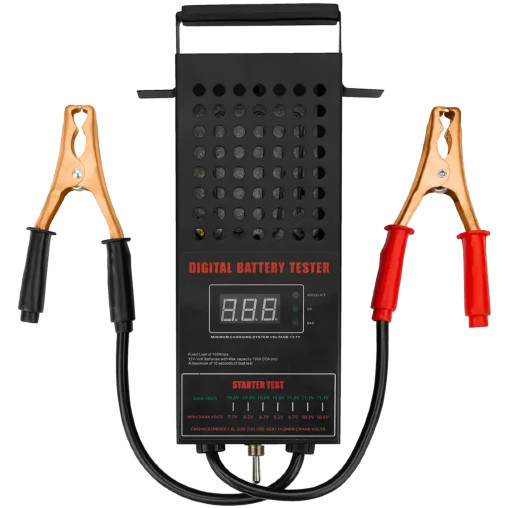 FORCEKRAFT TESTER stanu NAŁADOWANIA bateriii AKUMULATORA cyfrowy 12V