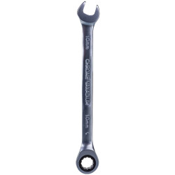 ROCKFORCE Klucz PŁASKO-OCZKOWY z GRZECHOTKĄ 10mm stal Cr-V