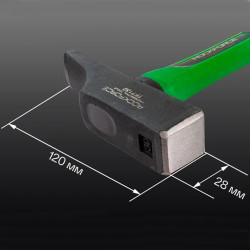 ROCKFORCE Młotek ŚLUSARSKI budowlany ERGONOMICZNY prostowanie BLACHY 520g