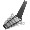 ROCKFORCE Zestaw kluczy płasko - oczkowych 16 elementów 6-19, 22, 24 mm