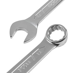 ROCKFORCE Zestaw kluczy płasko - oczkowych 16 elementów 6-19, 22, 24 mm
