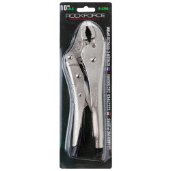ROCKFORCE Szczypce ZACISKOWE MORSEA 10" 250mm STAL CRV
