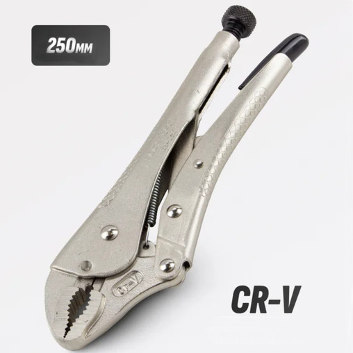 ROCKFORCE Szczypce ZACISKOWE MORSEA 10" 250mm STAL CRV