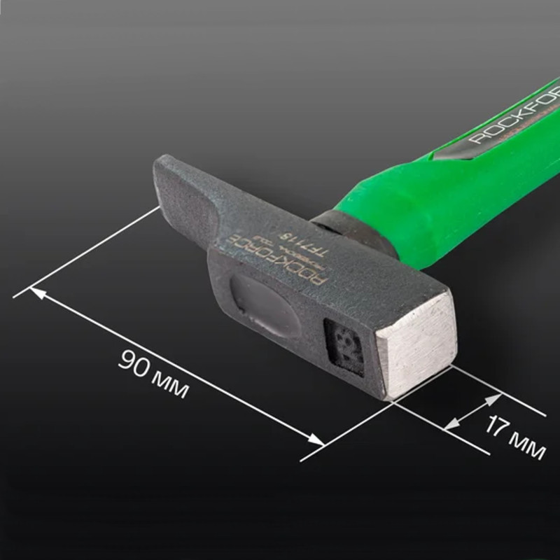 ROCKFORCE Młotek ŚLUSARSKI budowlany ERGONOMICZNY prostowanie BLACHY 110g