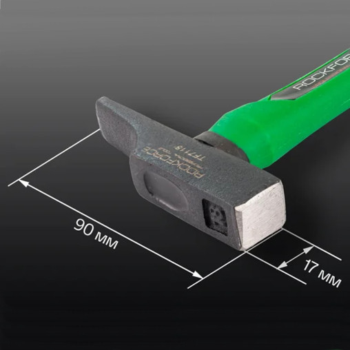 ROCKFORCE Młotek ŚLUSARSKI budowlany ERGONOMICZNY prostowanie BLACHY 110g