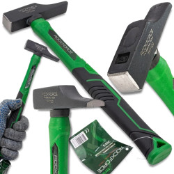 ROCKFORCE Młotek ŚLUSARSKI budowlany ERGONOMICZNY prostowanie BLACHY 200g