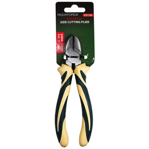 ROCKFORCE Szczypce TNĄCE uniwersalne boczne KOMBINERKI 7" 175mm