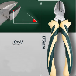 ROCKFORCE Szczypce TNĄCE uniwersalne boczne KOMBINERKI 7" 175mm
