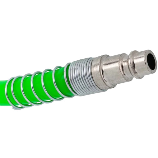 ROCKFORCE Wąż SPIRALNY z SZYBKOZŁĄCZKAMI 8mm x 15m