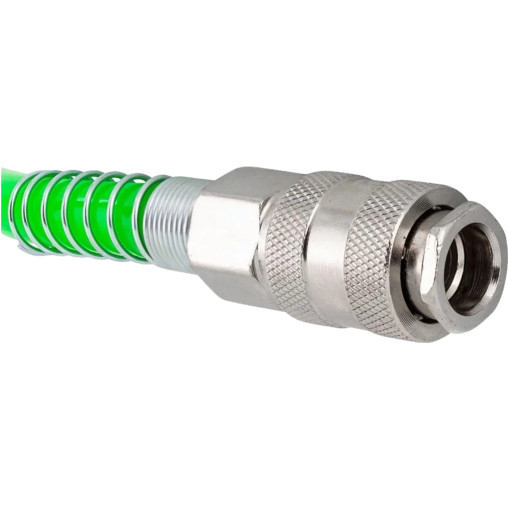 ROCKFORCE Wąż SPIRALNY z SZYBKOZŁĄCZKAMI 8mm x 15m