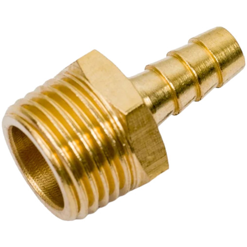 ROCKFORCE Króciec PNEUMATYCZNY gwint ZEWN 1/2" JODEŁKA 8mm 2 SZT + opaski