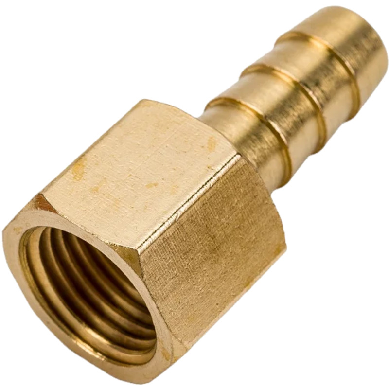 ROCKFORCE Króciec PNEUMATYCZNY gwint WEWN 1/4" JODEŁKA 8mm 2szt + opaski