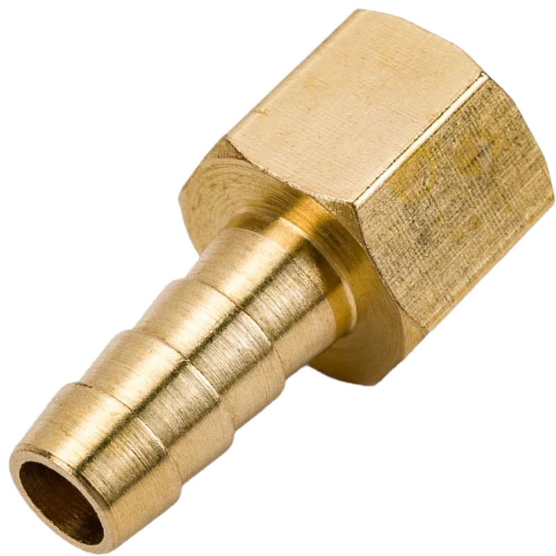 ROCKFORCE Króciec PNEUMATYCZNY gwint WEWN 1/4" JODEŁKA 8mm 2szt + opaski