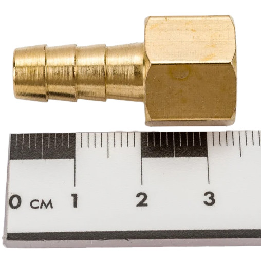 ROCKFORCE Króciec PNEUMATYCZNY gwint WEWN 1/4" JODEŁKA 8mm 2szt + opaski