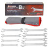 Zestaw 8 kluczy płaskich 6-22 mm obustronne klucze płaskie Forcekraft