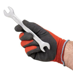 Zestaw 12 kluczy płaskich 6-32 mm klucze płaskie CrV na płachcie Forcekraft