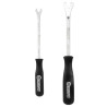 Zestaw 2 ściągaczy ściągacze do spinek tapicerki 200 230 mm stal FK-902U1