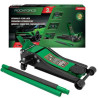 Podnośnik hydrauliczny 3T niskoprofilowy punktowy Żaba 75-465 mm z pedałem